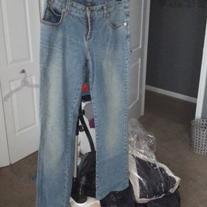 JLo Faded Blue Jeans